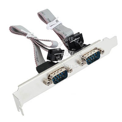 สาย DB9 สายซีเรียล เสียบลงเมนบอร์ด สายเพิ่มช่องเสียบ Serial Port 2 ช่อง