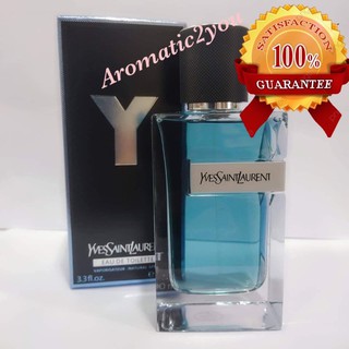 💃Aromati2you💃น้ำหอมผู้ชาย YVES SAINT LAURENT YSL Y EDT 100 ml. (กล่องขาย ไม่มีซีล) แบรนด์แท้ "จัดส่งฟรี"