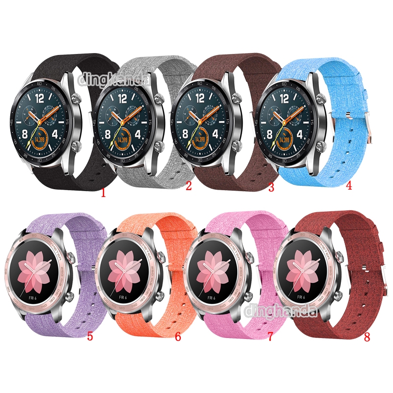 สายรัดผ้าทอสำหรับ Huawei Watch GT 2 GT 2e GT2 Pro GT3 GT3 SE Honor Watch Magic Dream