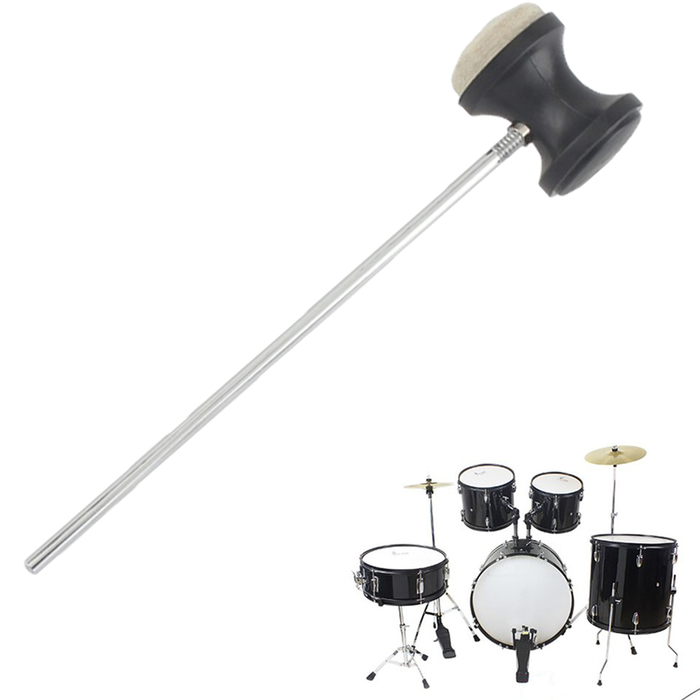 MENGXUAN Stainless Steel Drum Wool Percussion Beater Bass Double Sided ...
