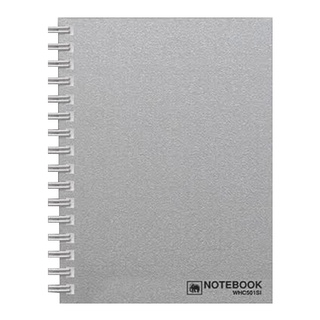 💥โปรสุดพิเศษ!!!💥 ELEPHANT สมุดริมลวด รุ่น W-003 ขนาด 70 แกรม สีเทา Notebooks &amp; Writing Pads