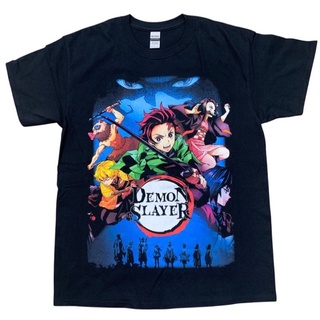 เสื้อยืดผ้าฝ้ายพิมพ์ลายแฟชั่น BOOTLEG MANIA DEMON SLAYER TEE