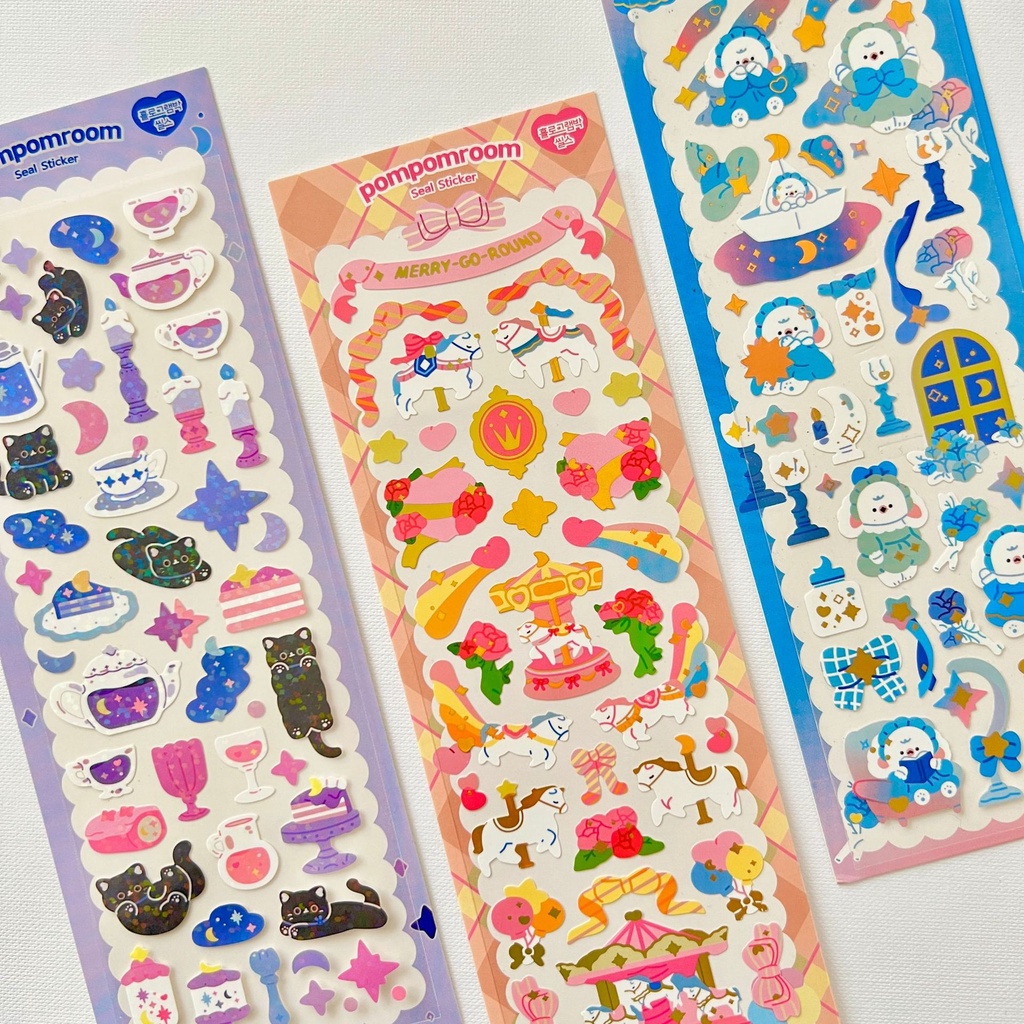 GaLiCiCi สติกเกอร์เลเซอร์ปั๊มร้อน กันน้ำ PET ใส DIY สำหรับตกแต่ง