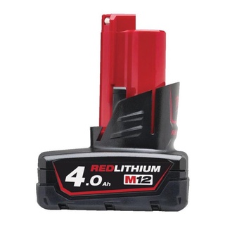 Milwaukee M12™ B4 เเบตเตอร์รี่ 12 โวลท์ M12 ขนาด 4.0 เเอปป์-อาว (M12™ 4.0Ah Battery)