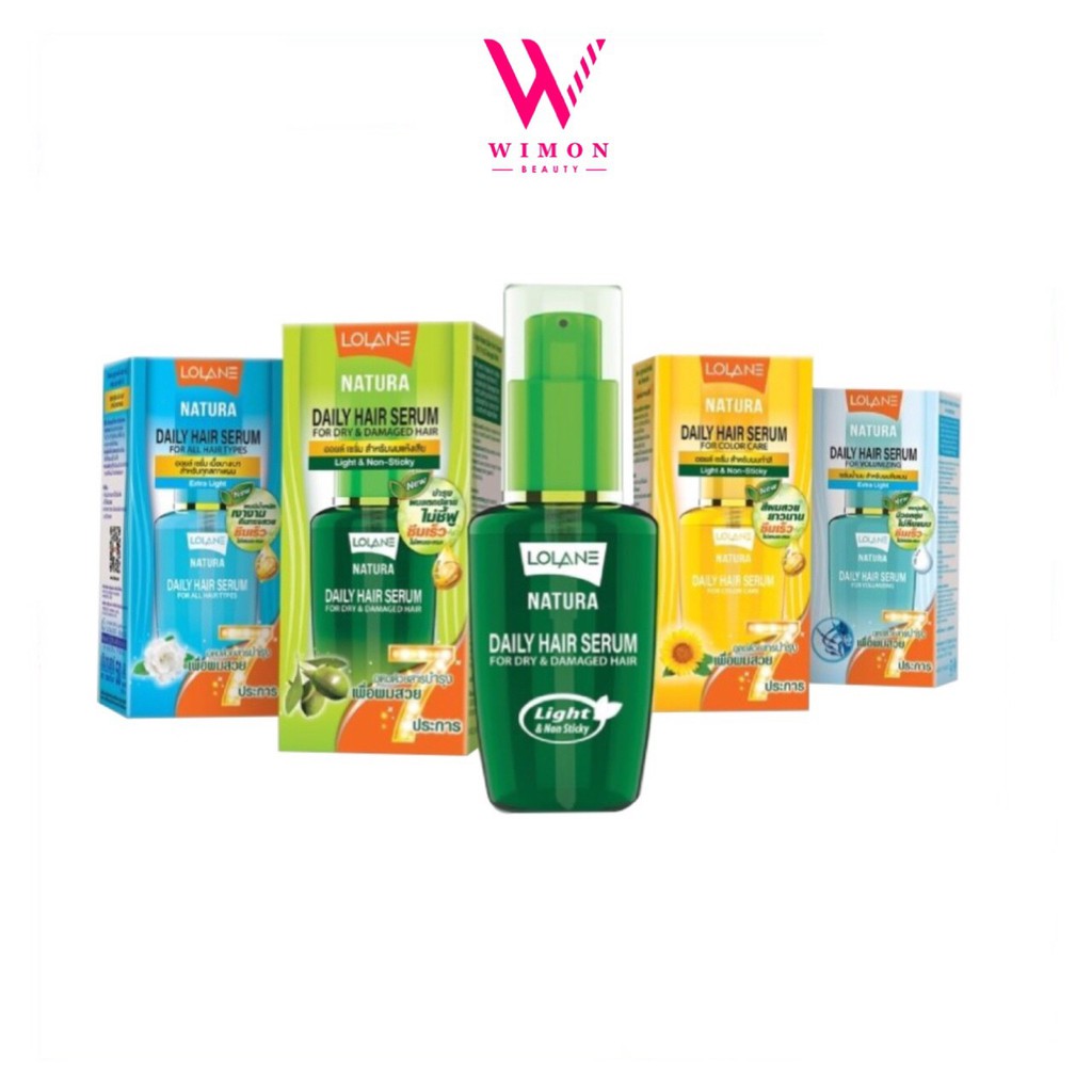 Lolane Natura Daily Hair Serum 50ml. โลแลน เนทูร่า เดลี่ แฮร์ เซรั่ม