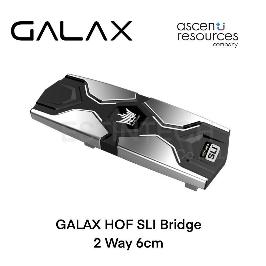 NVLINK Bridge (อุปกรณ์ต่อการ์ดจอ) GALAX HOF SLI Bridge 2 Way 6CM ของใหม่ประกัน 2ปี