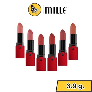 MILLE ลิปสติก เนื้อสัมผัส ซาติน มิลเล่ เลิฟ อีส ออน ไฟเยอร์ Love Is On Fire Lipstick ( แท่งแดง )