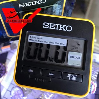 SEIKO DIGITAL COUNTDOWN TIMER นาฬิกาจับเวลาถอยหลังพร้อมขาตั้ง รุ่น QHY001Y