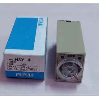 ทามเมอร์ Delay Timer Time Relay H3Y-4 / 220VAC 60S