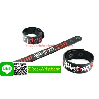 Halestorm ขายริสแบนด์  HTM180NA Wristband สายรัดข้อมือวงร็อค