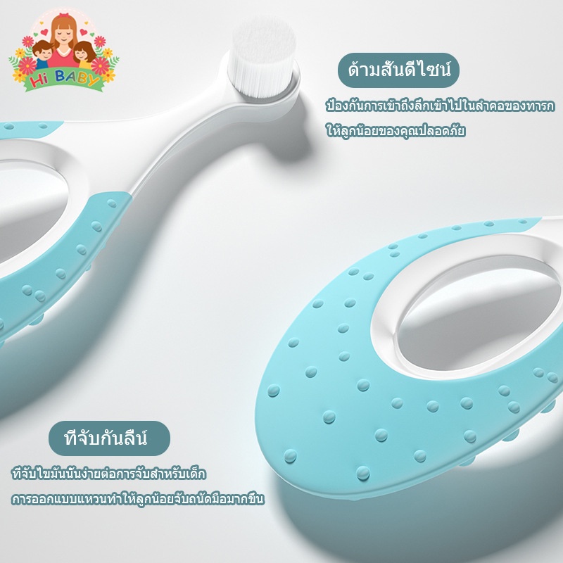 👶COD👩‍⚕️แปรงสีฟันเด็ก สำหรับเด็ก 1-3 ขวบ 📌10,000🌟เส้นใย  ขนนุ่มพิเศษ แปรงเด็กอ่อนนุ่ม