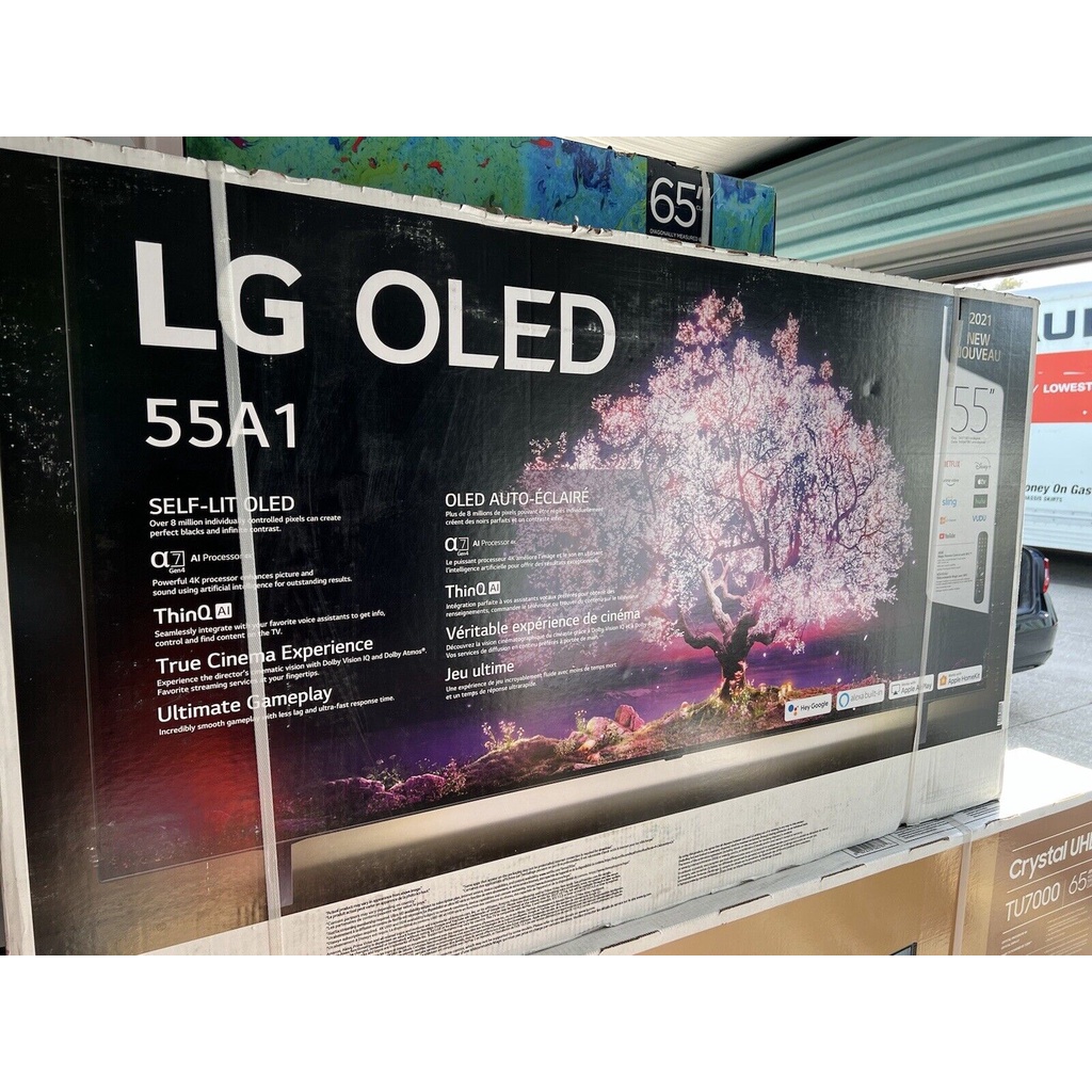 LG OLED55A1PUA 55" 4K OLED Smart TV - Black