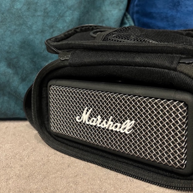 กระเป๋าใส่ลำโพง Marshall Emberton รุ่น1,2,3 ตรงรุ่น(หนังอย่างดี)บุด้านในนุ่ม พร้อมส่งจากไทย!!!