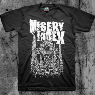 เสื้อยืดพิมพ์ลายแฟชั่น Summwe เสื้อยืดแขนสั้น พิมพ์ลายวง Misery Index แฟชั่นยอดนิยม สําหรับผู้ชาย