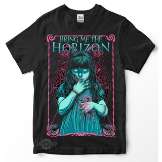 เสื้อยืดผ้าฝ้าย 100% พิมพ์ลาย BMTH Bring ME THE HORIZON ขนาดใหญ่ พลัสไซซ์ สีดํา สําหรับผู้ชาย XS-XXXLสามารถปรับแต่งได้