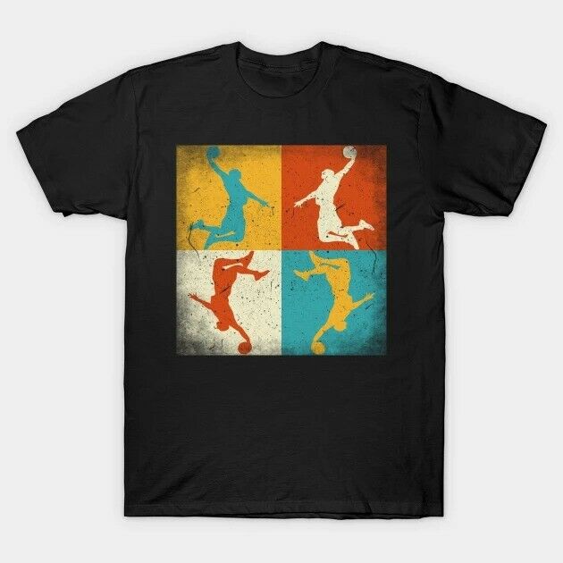 บาสเกตบอลฝึกซ้อม Retro Squares เสื้อยืด Vintage Retro เสื้อยืด