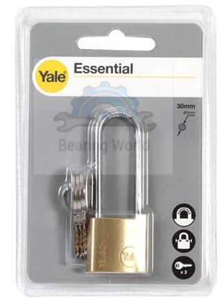 YALE กุญแจ ระบบสปริง คอยาว ของแท้ 100% กุญแจระบบสปริง Padlock - YALE