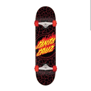 Santa Cruz Flame Dot Full Skateboard Complete 8.00 x 31.25"