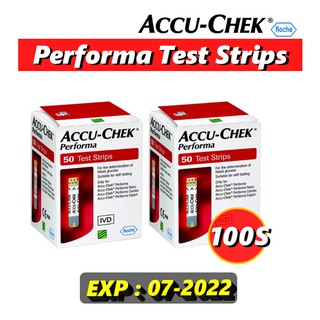 Accu-Chek Performa Test Strips 100, 150 accucheck Blood Glucose (EXP : Always Latest product) fgw5