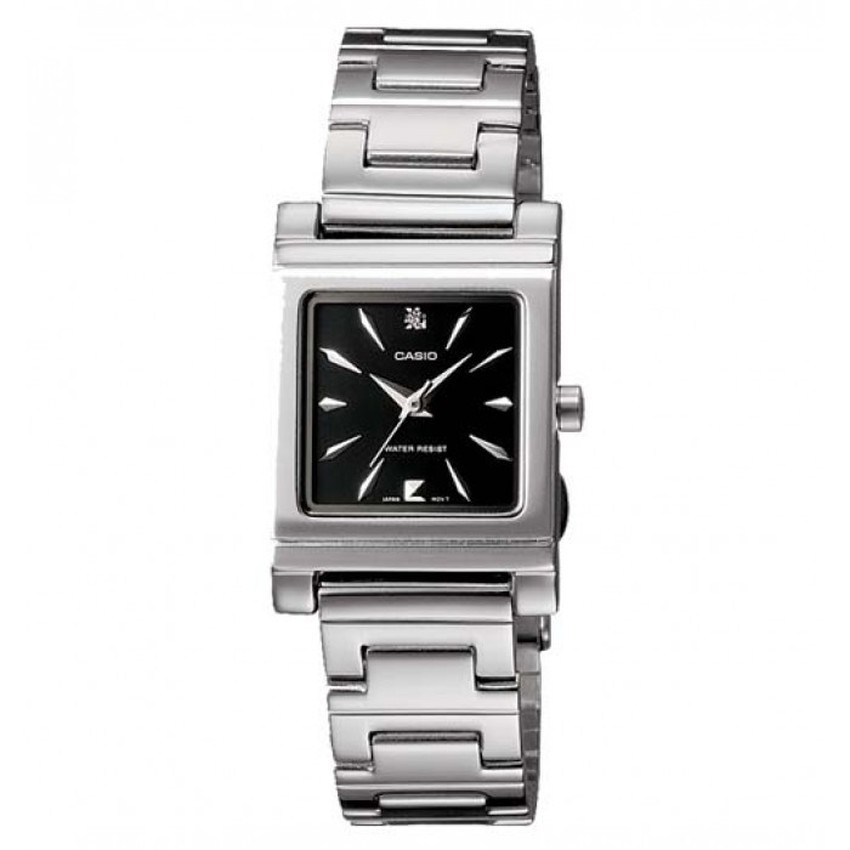 Casio Standard นาฬิกาข้อมือผู้หญิง สีเงิน สายสแตนเลส รุ่น LTP-1237D-1A2