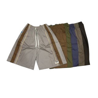 กางเกงเจเจไซส์ XXL มีกระเป๋าข้าง + หลัง (สีพื้นคละแบบตกแต่ง/ทหาร+สก็อตเลือกลายได้ค่ะ) กางเกงขาสั้น