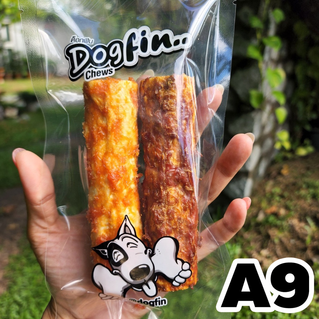 Dogfin (ด็อกฟิน) กระดูก/ครั้นชี่ มี 12 แบบให้เลือก (คลุกไก่/ไก่+ตับ) สำหรับสุนัขทุกสายพันธุ์