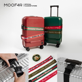 MOOF49 สายรัดกระเป๋าเดินทางสกรีนชื่อได้  Luggage Strap (Normal Lock)