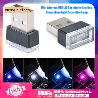 โคมไฟ Led Usb แบบพกพาสําหรับตกแต่งภายในรถยนต์