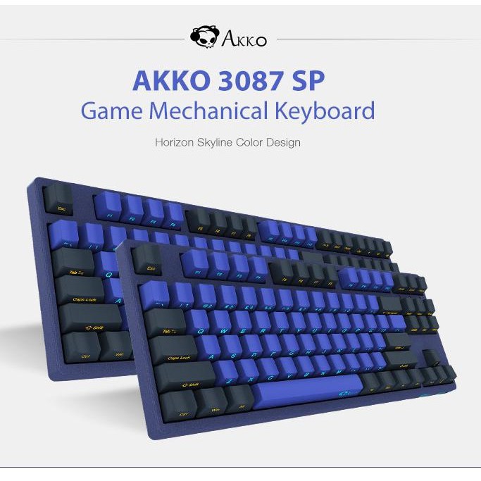 AKKO 3087 SP Horizon Skyline Cherry Axis Red Switch Game Mechanical Keyboard 87 Key, TYPE-C Interfac