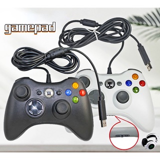 Xbox 360 จอยสติ๊กควบคุมเกม แบบใช้สาย สําหรับจอยสติ๊ก เกมแพด จอยสติ๊กควบคุมบลูทูธไร้สาย