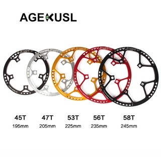 Litepro ใบจานหน้าจักรยาน 130 BCD 45T 47T 53T 56T 58T A7075 อ…