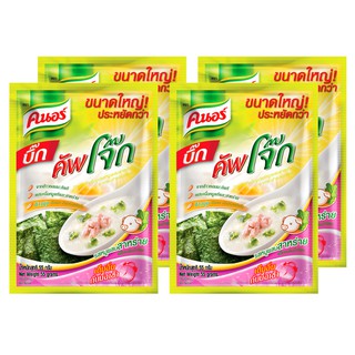 คนอร์ บิ๊กคัพโจ๊ก รสหมูสาหร่าย 55 ก. แพ็ค 4