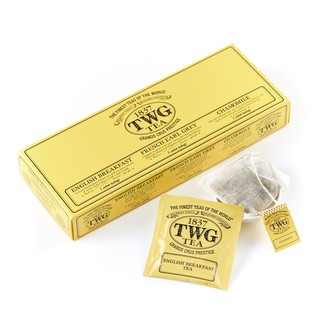 TWG Tea Classic Teabag Selection Black Tea Cotton Teabag / ชา ทีดับเบิ้ลยูจี ชาคลาสสิค ซีเล็คชั่น ชนิดซอง บรรจุ 15 ซอง