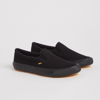 Mustard Sneakers Slip On Coal Black รองเท้าผ้าใบ