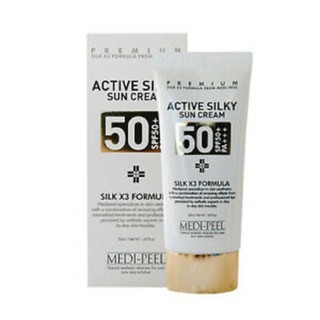 กันแดด Medi-Peel Active Silky Sun Cream SPF50+ PA+++ ของเเท้ มาใหม่!! ขนาด 50ml