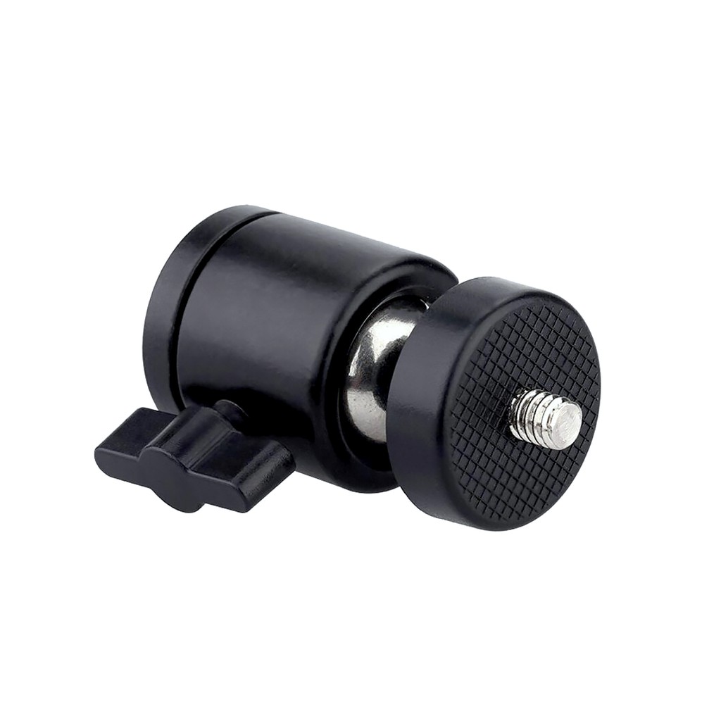 อะแดปเตอร์ขาตั้งกล้องหัวบอลขนาดใหญ่ Screw 1/4 , 3/8 inch Camera Tripod Mini Ball Head Hot Shoe Adapter Accessory ราคา ถูกที่สุด ดีลบีเคเค แกลเลอรีภาพที่ 4