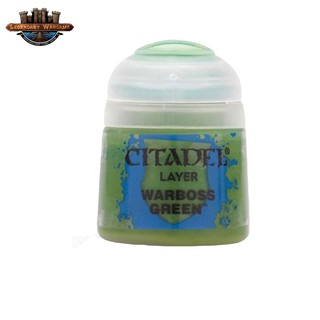 [BSAพร้อมส่ง] Citadel : LAYER: WARBOSS GREEN (12ML) สีอะคริลิคสำหรับทาโมเดล