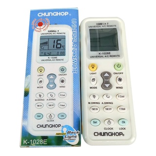 ใหม่ รีโมตควบคุมเครื่องปรับอากาศ แบบเปลี่ยน สําหรับ CHUNGHOP AC A/C Remoto Controller K-1028E 1000 In 1