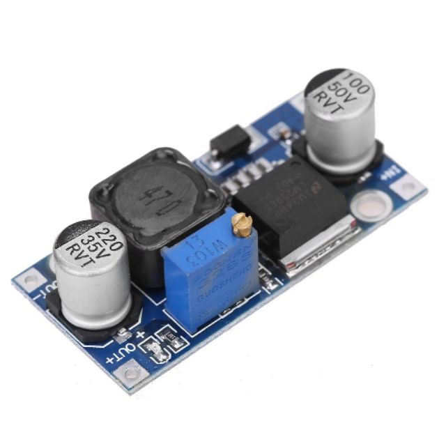 DC-DC Step - down LM2596 3A โมดูลแหล่งจ่ายไฟแบบปรับแรงดันลง 3.2V-35Vเป็น 1.25V-35V