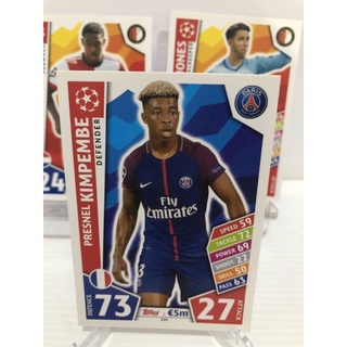 Topps Champions League Match Attax 2018 PSG