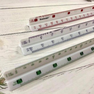 ไม้บรรทัดสเกลสามเหลี่ยม Triangular Scale Renaissance