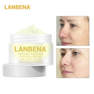 ครีมเปปไทด์เมือกหอยทาก ลดริ้วรอยร่องลึก ป้องกันริ้วรอย ชะลอความแก่LANBENA Peptide Wrinkle Facial Cream-3824