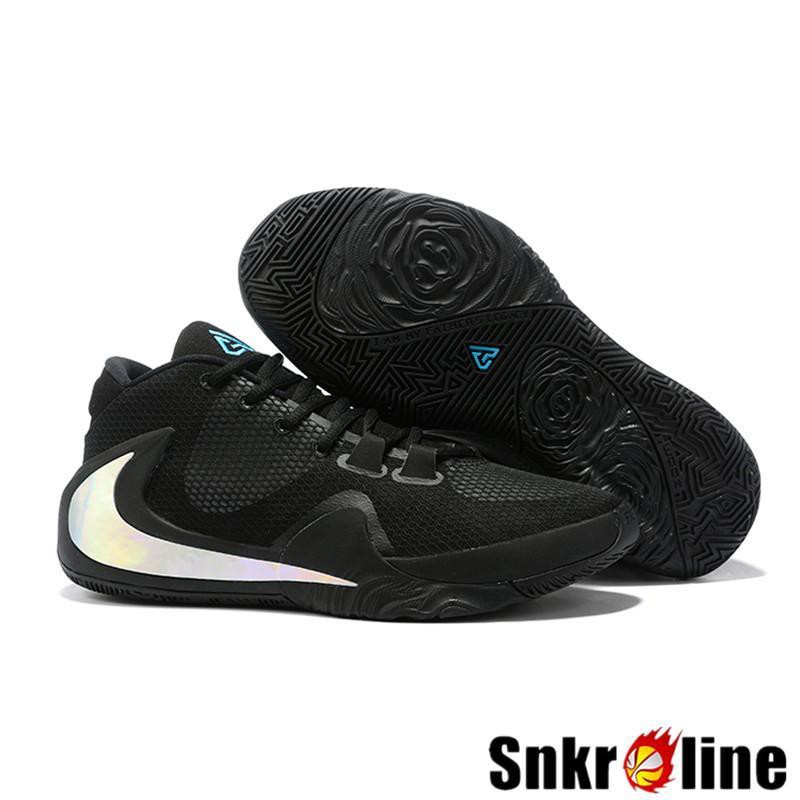 Nike Freak 1 Purple Black Men's Basketball Shoes Greek Freak NBASneaker Legit Black/Color Blue Zoom Freak 1 รอ | Shopee Thailand