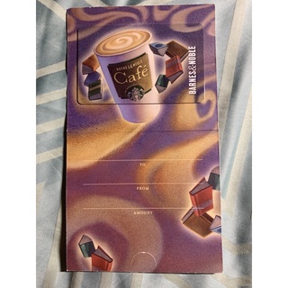 Starbucks usa Barn &amp; Noble limited card