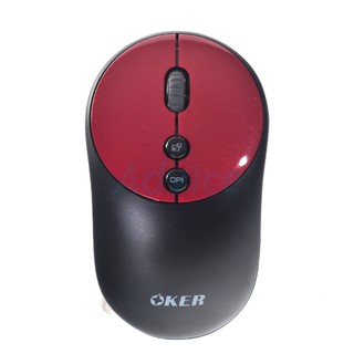 Wireless Optical Mouse OKER (V31) Black/Red