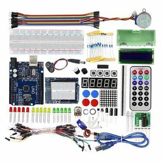 🔥ลด 50% ใส่โค้ด INC8LZ3🔥 UNO R3 Project Basic Learning Kit ชุดเรียนรู้บอร์ด Arduino UNO R3