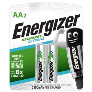 ถ่านชาร์จ 2A(2300mAh) รุ่น Extream Energizer(USA)แท้ มีมอก. pack2