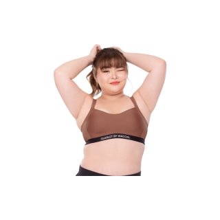 Sgarlet by wacoal เสื้อชั้นในไร้โครง กระชับ ใส่สบาย Active Bra สีดำ/ชาเย็น รุ่น MB1508