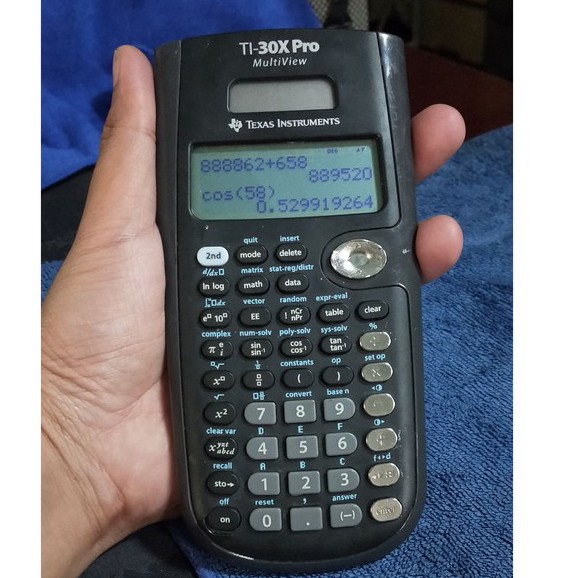 Texas Instruments TI30X Pro MultiView™ Scientific Calculator สภาพ 99