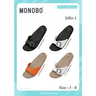 รองเท้าแตะแบบสวม ผู้หญิง MONOBO รุ่น JELLO รุ่นใหม่ล่าสุด สีสวย พื้นนิ่ม ใส่สบาย ของแท้ มีกล่อง